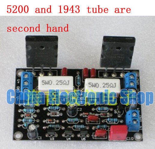 2SC5200 2SA1943 Mono 100W Rear Stage Power Amplifier Board Empty Board ...