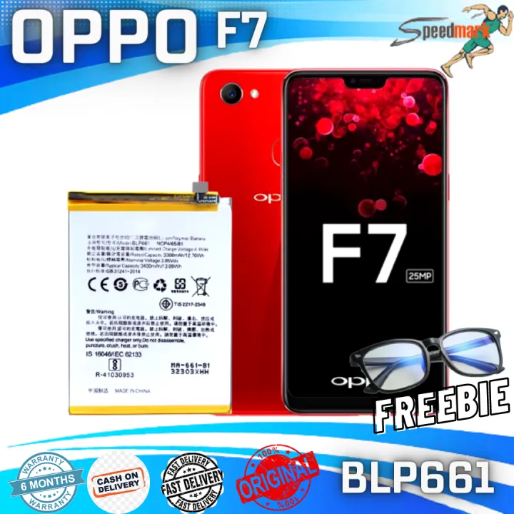 Oppo F7 Battery Model Blp661 Capacity 3400mah W Free Anti Radiation Glasses Lazada Ph 3519