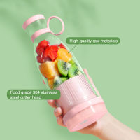 [EnidJuli] Juicer Blender Juicers Rechargeable Stainless Steel Plastic Pink Green Blue For Mixers Fresh Fruit 350 Ml Portable Multifunctional Kitchen Supplies