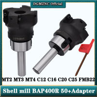 1เซ็ต MT2 FMB22 MT3 MT4 C12 C20 C25เชยเชลล์โรงงานหัว400R 50มิลลิเมตร Bap หัวตัด Cnc กลึงเครื่องมือ