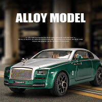 ม้วน1:22-Royce Wraith รถโลหะผสมแบบเบา &amp; รถ Diecast เสียงประกอบของเล่นสำหรับเด็กผู้ชายของขวัญวันเกิดคอลเลกชันรถ Kids Toys