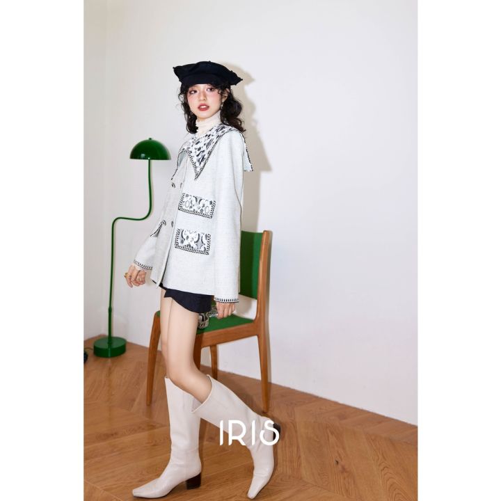 สินค้าลิขสิทธิ์แท้-iris-boutique-ic2381592-sea-salt-coat-เสื้อผ้าผู้หญิง-เสื้อโค้ท