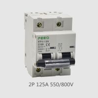 เบรกเกอร์ Dc 2P 125a Dc 800V ระบบสุริยะ Pv ใบรับรอง Ce