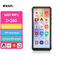 RUIZU Z80เครื่องเล่น MP4 8.1 Wi-Fi 16G,เครื่องเล่น MP3 Hi-Fi 4.2บลูทูธแตะหน้าจอเต็ม4.0นิ้ว Walkman Fm/ebook/วิดีโอ