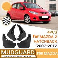 4PCS Mudflap for Mazda 2 2007-2012 Fender Mud Flaps Guard Splash Flap Mudguard Accessories