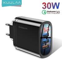 【Super Like】✉KUULAA ระบบชาร์จเร็ว3.0เครื่องชาร์จ USB 30W QC3.0 QC โทรศัพท์มือถือปลั๊กหลายรูชาร์จเร็วสำหรับ iPhone Samsung Xiaomi Huawei