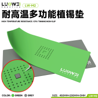 Luowei LW-M1M2กล้องจุลทรรศน์บำรุงรักษาแพลตฟอร์มโลหะยืนฐานศัพท์ IC ชิป BGA Reablling ลายฉลุเชื่อมโต๊ะซิลิโคนเสื่อ