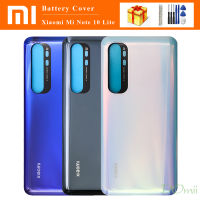 สำหรับ Xiaomi Mi Note 10 Lite ฝาหลังประตูหลัง3D แผงกระจก Mi Note10 Lite เคสกระจกเปลี่ยน