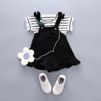 IENENS Summer Kids Baby Girls Clothes Sets Tee Shirt + Shorts Pants Infant Clothing Suits Girl Outfits Casual Costume 1 2 3 4 Years