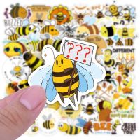 10/50/100Pcs การ์ตูน Bee สัตว์สติกเกอร์การ์ตูน Graffiti สำหรับรถสเก็ตบอร์ดรถจักรยานยนต์กระเป๋าเดินทางโทรศัพท์ถ้วยโน้ตบุ๊ค