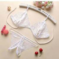 2023 Korean Underwear Ladies Sexy Lingerie Lace Hollow Out Underwear Sleepwear G-String Lingerie Erotic Sets