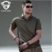 ◎❀✹ Eaglade เสื้อโปโล แขนสั้น สีเขียว สําหรับผู้ชาย