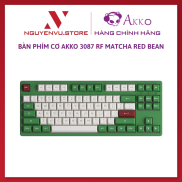 Bàn phím cơ AKKO 3087 RF Matcha Red Bean 2.4Ghz AKKO sw v3 - Hàng chính