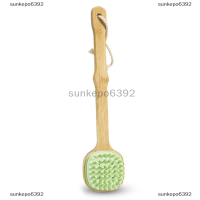 sunkepo6392 Body Skin back แปรงซิลิโคนหัวอาบน้ำแปรงไม้มือจับฝักบัวขัด