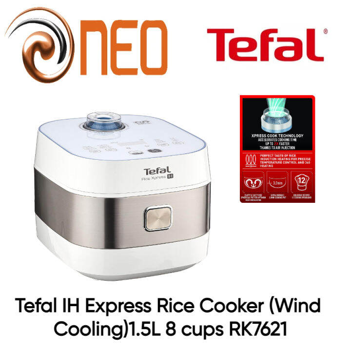 Tefal IH Express Rice Cooker (Wind Cooling)1.5L 8 cups RK7621 2 YEARS