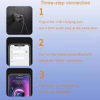 NJ จัดส่งฟรี จัดusb bluetooth 5.0 บลูทูธติดร 3.5mm Stereo Audio รถยนต์ สายเชื่อมต่อเสียงสเตอริโอ ตัวรับสัญญาณบลูทูธ บูทูธในรถยนต์ อุปกรณ์เสริมรถยนต์