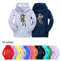 SSS SNIPER หมาป่าชายหญิงกระเป๋า Hoodies แขนยาวลำลอง Hoody พิมพ์สีการ์ตูนเสื้อกันหนาว1558ฤดูใบไม้ผลิฤดูใบไม้ร่วง