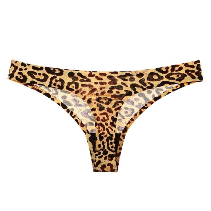 danqie2-กางเกงชั้นใน-พิมพ์ลายเสือดาว-แบบไร้รอยต่อ-เซ็กซี่-สำหรับผู้หญิง