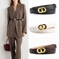 Luxury Brand Pu Leather Belt For Women Designer Alloy Buckle Waist Strap Female Jeans Trouser Dress Waistband Belts
