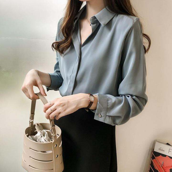 2023-women-long-sleeve-shirt-spring-summer-korean-fashion-plus-size-jacket-designer-womens-clothing-office-business-attire-new