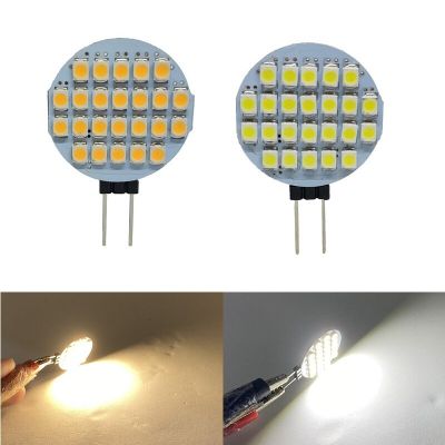 ไฟไฟฮาโลเจนโคมไฟ Led G4 5050 Smd 3W 12V Dc อะไหล่24LED 12LED วงกลม