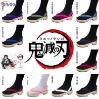 Anime Demon Slayer คอสเพลย์รองเท้า Kimetsu ไม่มี Yaiba Kamado Tanjirou Clogs รองเท้าแตะ Kamado Nezuko Geta Agatsuma Zenitsu Flip Flops