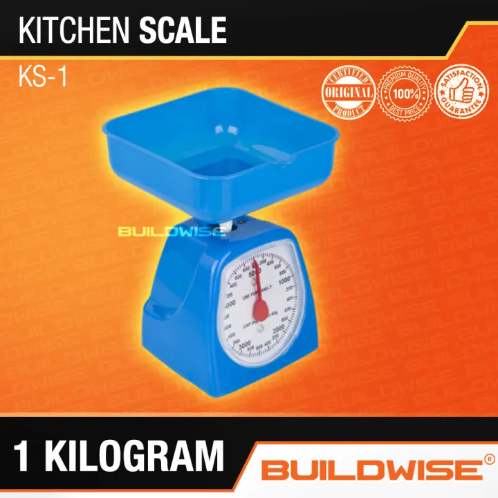 Kitchen Weighing Scale 1kg 2kg 3kg「BUILDWISE®」 Lazada PH