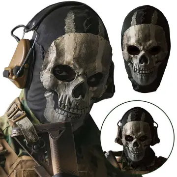 Ghost Mask Skull Full Face Mask MW2 Cosplay Costume Mask for