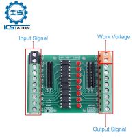 โมดูลแยกออปโต้คัปเปลอร์8ช่องสัญญาณ DC 3.3V 5V PNP NPN อุปกรณ์แปลงสัญญาณเอาต์พุตระดับต่ำ/สูง