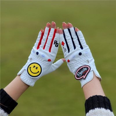2023◈ Exports Japan and South Korea PG ms smile golf gloves Velcro slippery wear-resisting breathable refers to the leakage