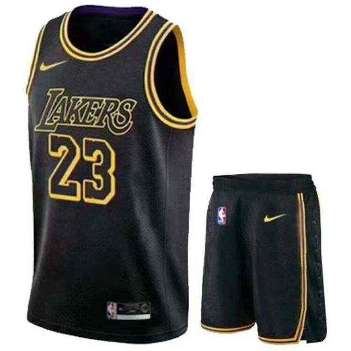 jerseys Los Angeles Lakers 23 LeBron James Jersey Black/Yellow