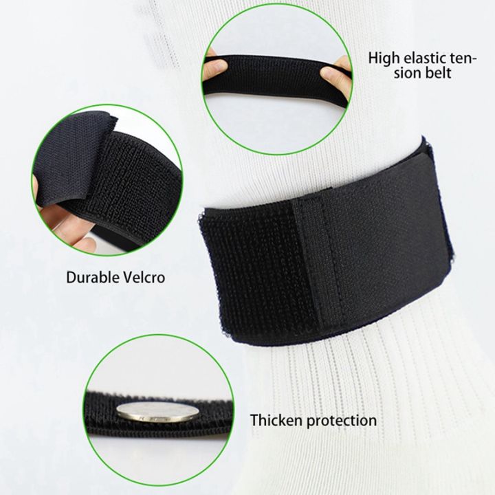 2-pair-soccer-shin-guard-stay-fixed-bandage-tape-shin-pads-prevent-drop-off-adjustable-elastic-sports-bandage-white