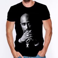 Rap Tupac Shakur 2Pac Tshirt Legendary Rapper Printing Mens And Camisetas Hombre