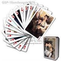 ยานอวกาศ,15smilevonla1976 O Fim Lua Conjunto De Cartas Poker Até Figura Jogo Cartas Li Yue Jin Ming Luo Yunxi Bai Lu Presente Cosplay 54 Folhas