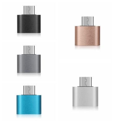 พิมพ์ C เพื่ออะแดปเตอร์ USB ตัวแปลง OTG สำหรับ Huawei Xiaomi Samsung โทรศัพท์มือถือแอนดรอยด์ Mini Type-C USB-C กับการเชื่อมต่อข้อมูล USB2.0