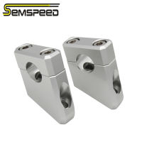 SEMSPEED Universal 22Mm รถจักรยานยนต์ Handlebar Riser Bar Mount Handle Clamp สำหรับ Kawasaki NINJA 250 300 400 650 Z800 Z1000 Z650 Z900 Z300