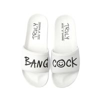 พร้อมส่ง !!  รองเท้าแตะ TRULY SANDALS WHITE  รุ่น "ก้าวหน้า"