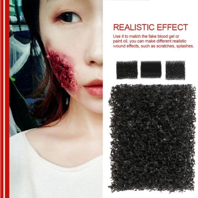 【CW】♚卐  Makeup Sponge Xmas Blood Scar Stubble Wound Make Up Stipple Shaping Effects