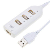 4พอร์ต USB USB ไฮสปีดฮับ1-แบบพกพา USB 2.0/1.1 Splitter รองรับชาร์จอัตราการถ่ายโอนข้อมูลความเร็วสูง480Mbps สำหรับพีซีตั้งโต๊ะแล็ปท็อป Adapt