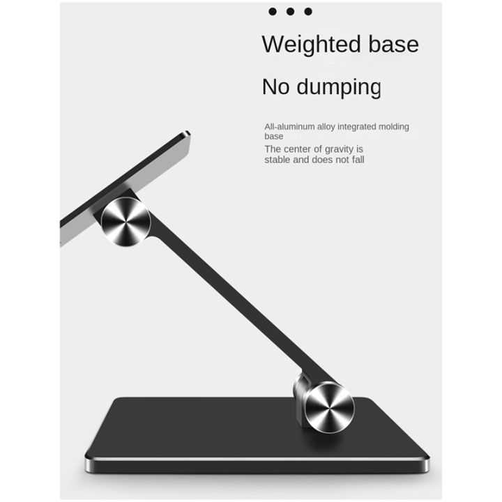1-pcs-aluminum-alloy-tablet-stand-high-angle-adjustment-tablet-desktop-multifunctional-bookshelf-suitable-for-i-pad-silver