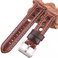 4 Color Cowhide Watch Strap Vintage Genuine Leather 20mm 22mm 24mm Watchband Women Men Fashion Watch Band Belt With Pin Buckle