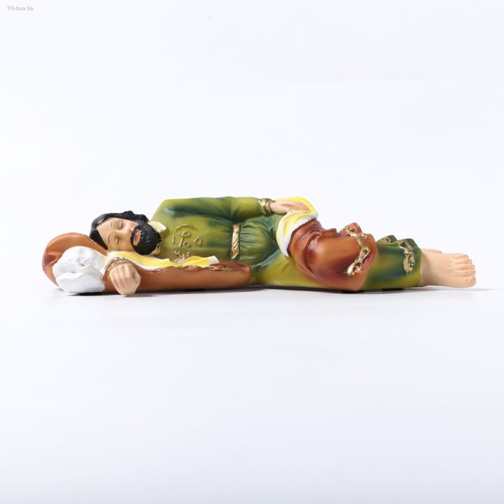 hua-lin-statue-of-st-joseph-lies-down-resin-sculptures-religious-church-ornament-xmas-desktop-display-decoration