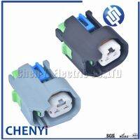 【hot】﹉  2 set gray/black Pin 1.5mm EV6 USCAR female Injector Plug Socket 15419715 15423278 15423276