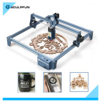 SCULPFUN S9 La-ser Engraving Machine Ultra-thin La-ser Beam Shaping Technology High-precision Wood Acrylic La-ser Engraver Cutting Machine 410x420mm Engraving Area Full Metal Structure Quick Assembly Design