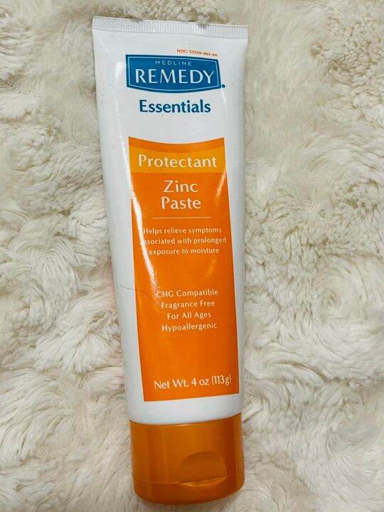 Medline Remedy Essentials Zinc Skin Protectant Paste, 4oz. Lazada PH