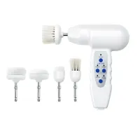 5 In 1 Electric Face Washing Cleansing Brushes Massage Rotary Body Facial Dead Skin Cuticle Cleanser Home Spa Beauty Care Device