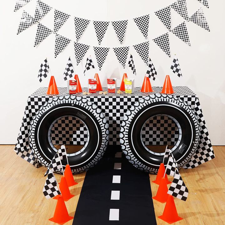 pvc-tyres-car-wheels-balloon-kids-birthday-inflatable-balloons-racing-car-theme-checkered-flag-racing-party-decoration-supplies-artificial-flowers-pl