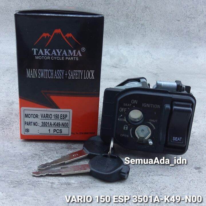 Original Kunci Kontak Assy Pengaman Konci Vario Esp Takayama Lazada Indonesia