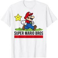 Nintendo （cartoon）New Adventure Game Movie Super Mario（Luigi Mario.Peach.Bowser.Yoshi.Waluigi.Toad.Birdo）graphic printed Mens 100 % Cotton O-neck Short-sleeved T-shirt