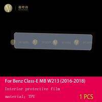 ชุด PPF-TPU ป้องกันแผ่นฟิล์มกันรอยรถแบบใสคอนโซลกลาง2016-2018car รถ MB Benz W213 E-Class สำหรับ